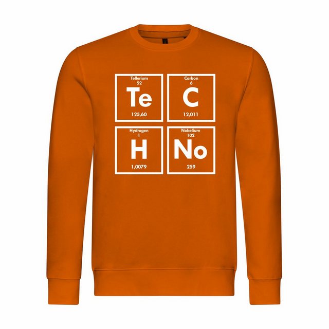 deinshirt Rundhalspullover Herren Sweatshirt Techno Mit Print Motiv, Grafik günstig online kaufen