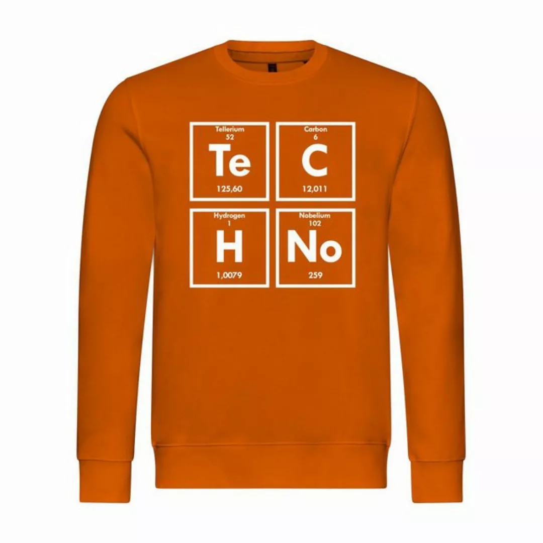 deinshirt Rundhalspullover Herren Pullover Techno Mit Print Motiv, Grafik günstig online kaufen