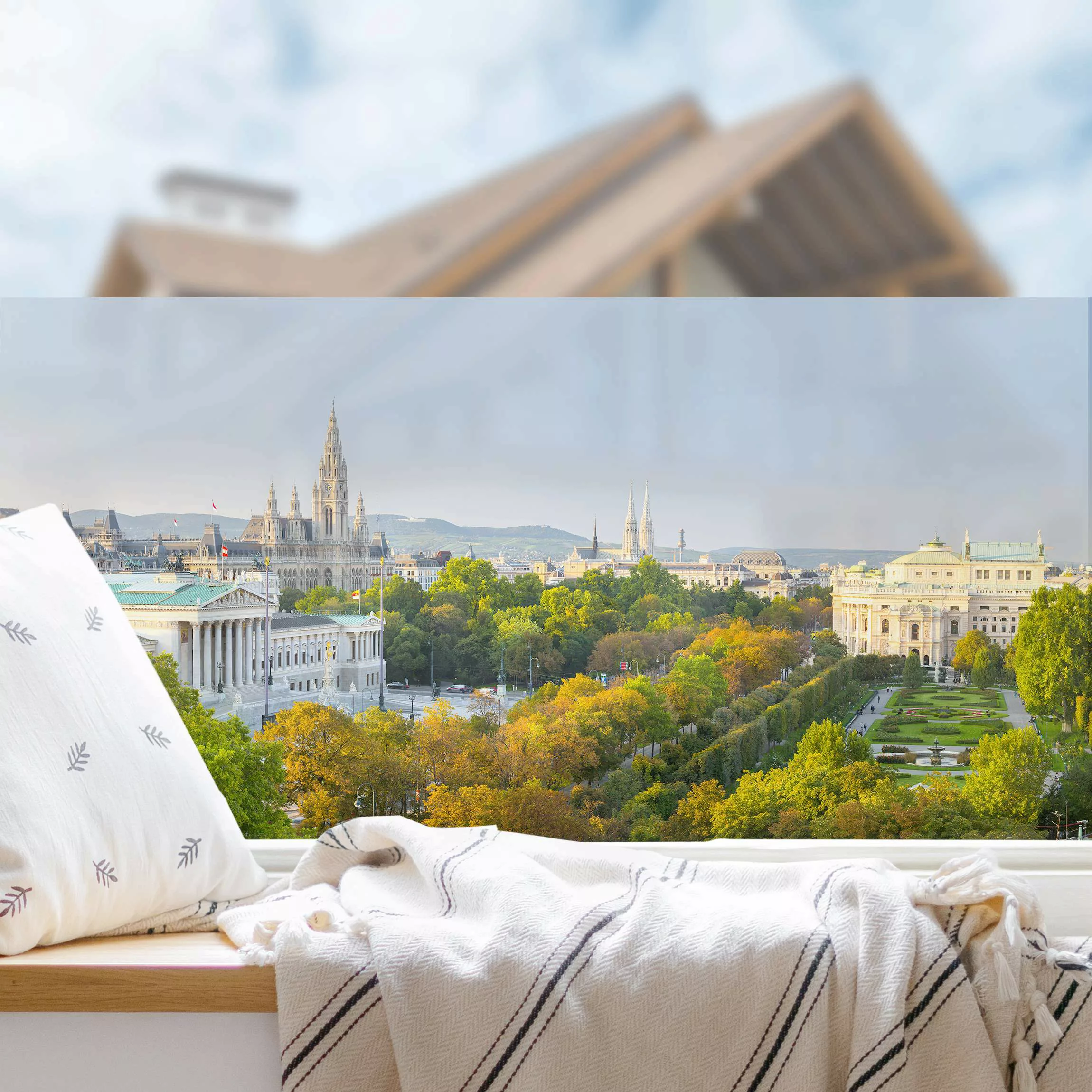 Fensterfolie Blick über Wien günstig online kaufen