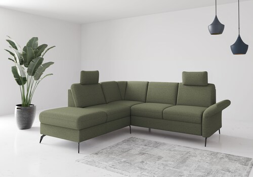 Home affaire Ecksofa "Rochelle", wahlweise mit Bettfunktion, Bettkasten und günstig online kaufen