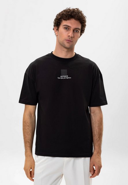 Antioch Poloshirt Printed Oversized T-Shirt günstig online kaufen