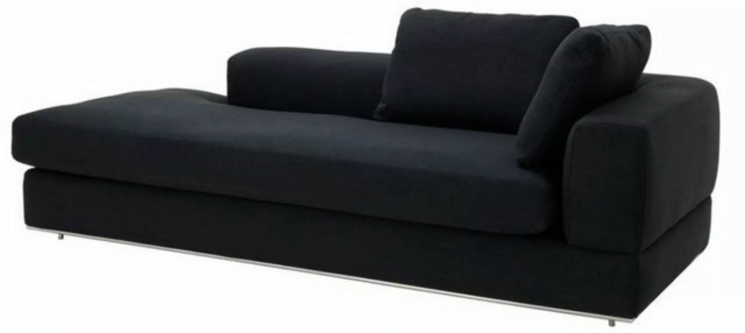 Casa Padrino Sofa Designer Sofa Schwarz Rechtsseitig 231 x 101 x H. 85 cm - günstig online kaufen