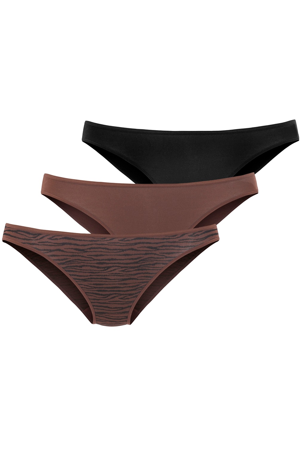 LASCANA Bikinislip "aus hochwertiger Modal-Qualität", (3er-Pack) günstig online kaufen
