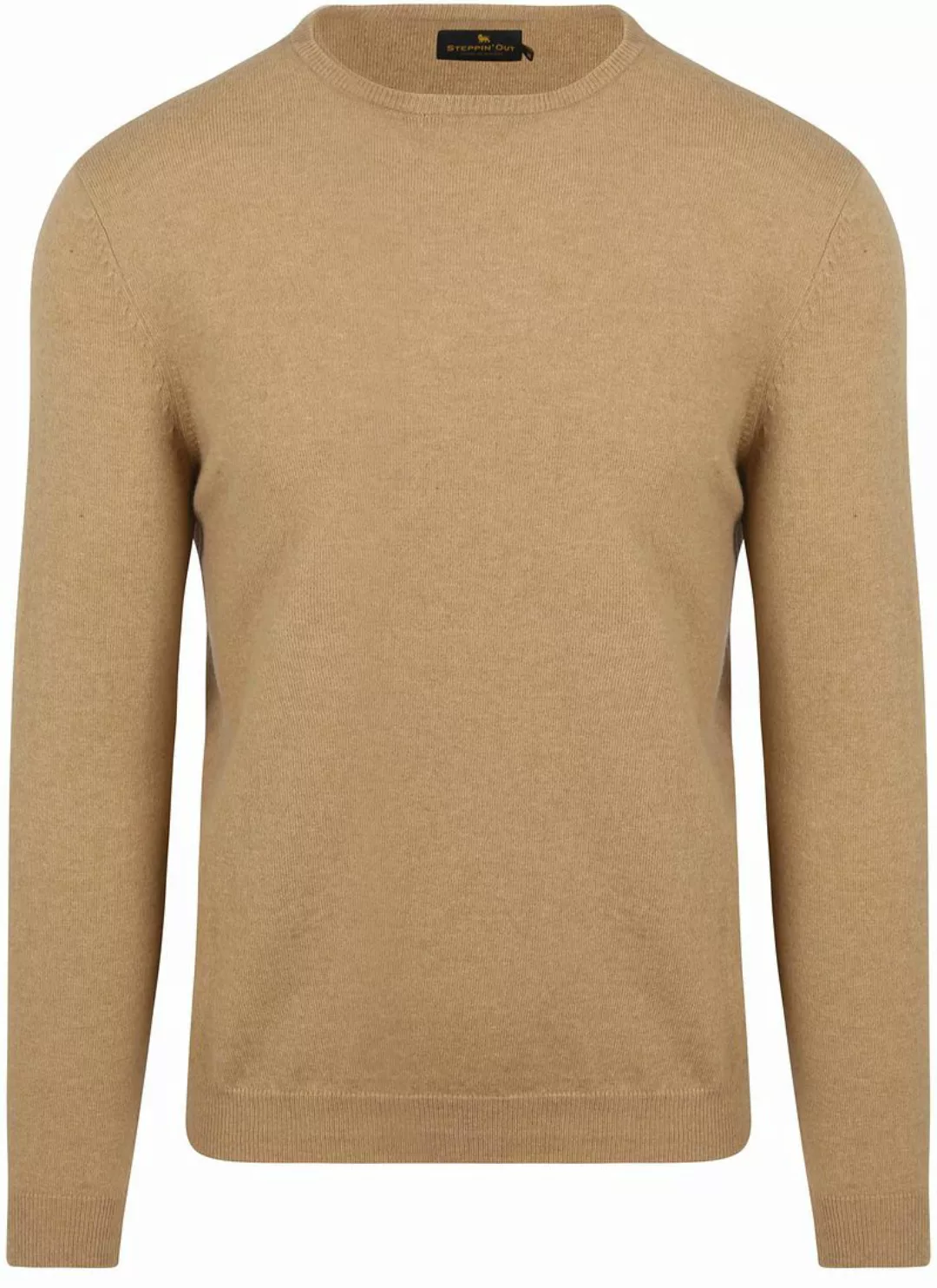 Steppin' Out Pullover Merinowolle Beige - Größe XL günstig online kaufen