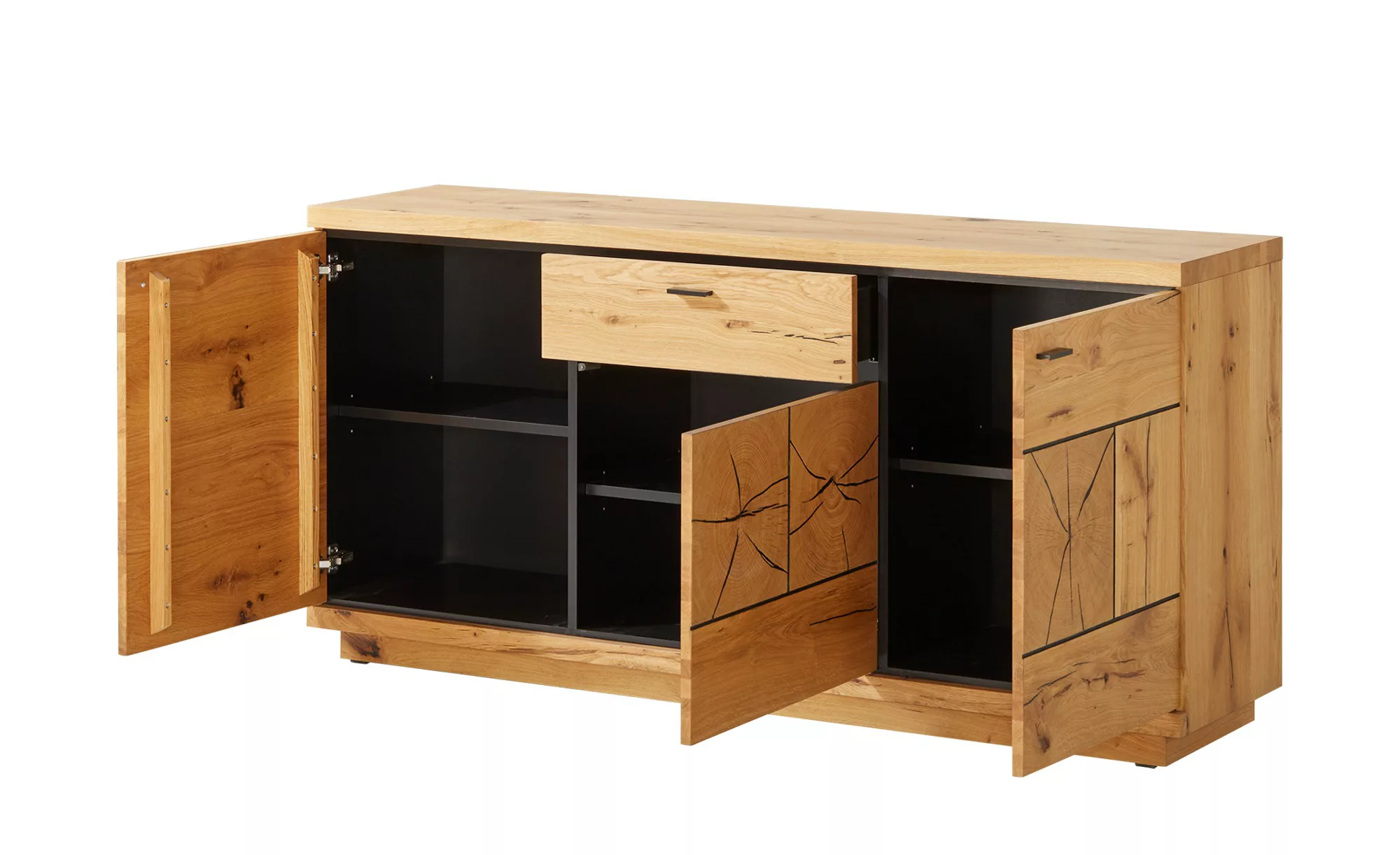 Gray & Jones Sideboard  Black Coast Two ¦ holzfarben ¦ Maße (cm): B: 170 H: günstig online kaufen