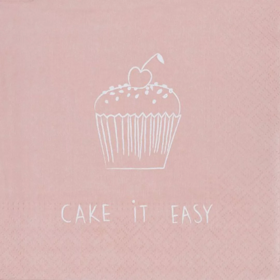 Serviette Cake it easy 33x33 cm günstig online kaufen