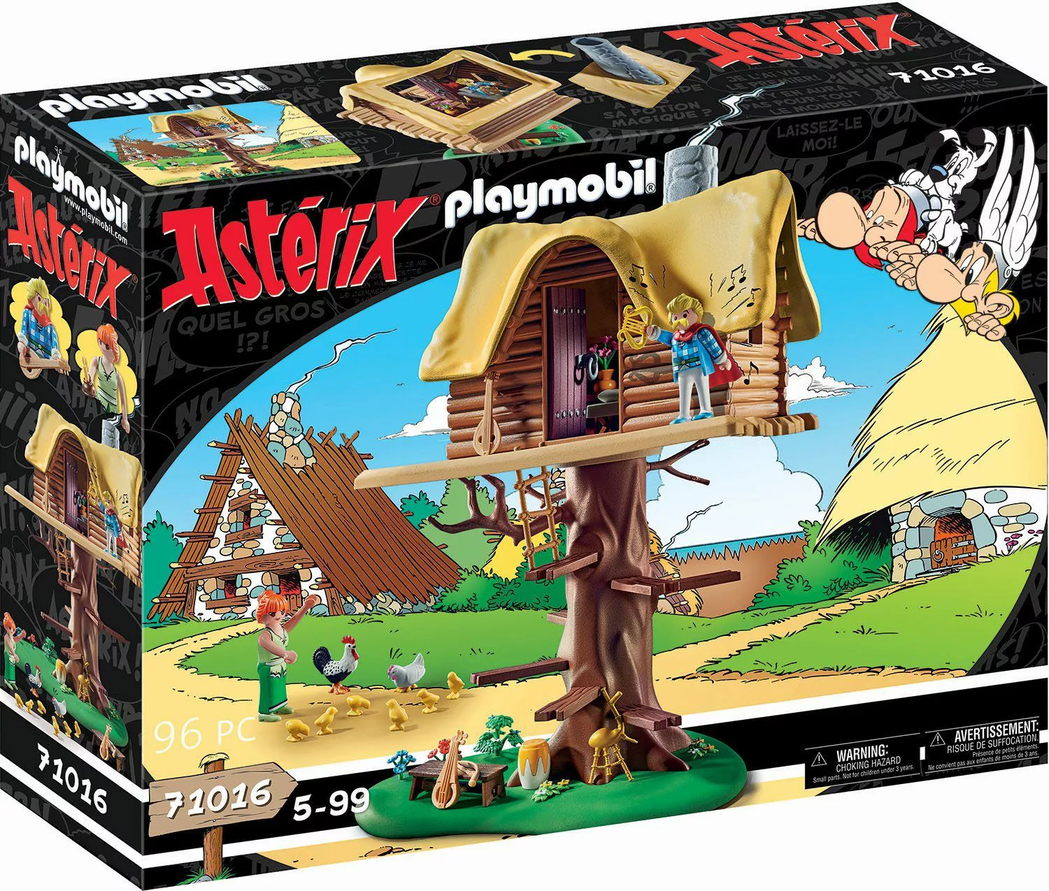 Playmobil® Troubadix mit Baumhaus (71016), Asterix günstig online kaufen