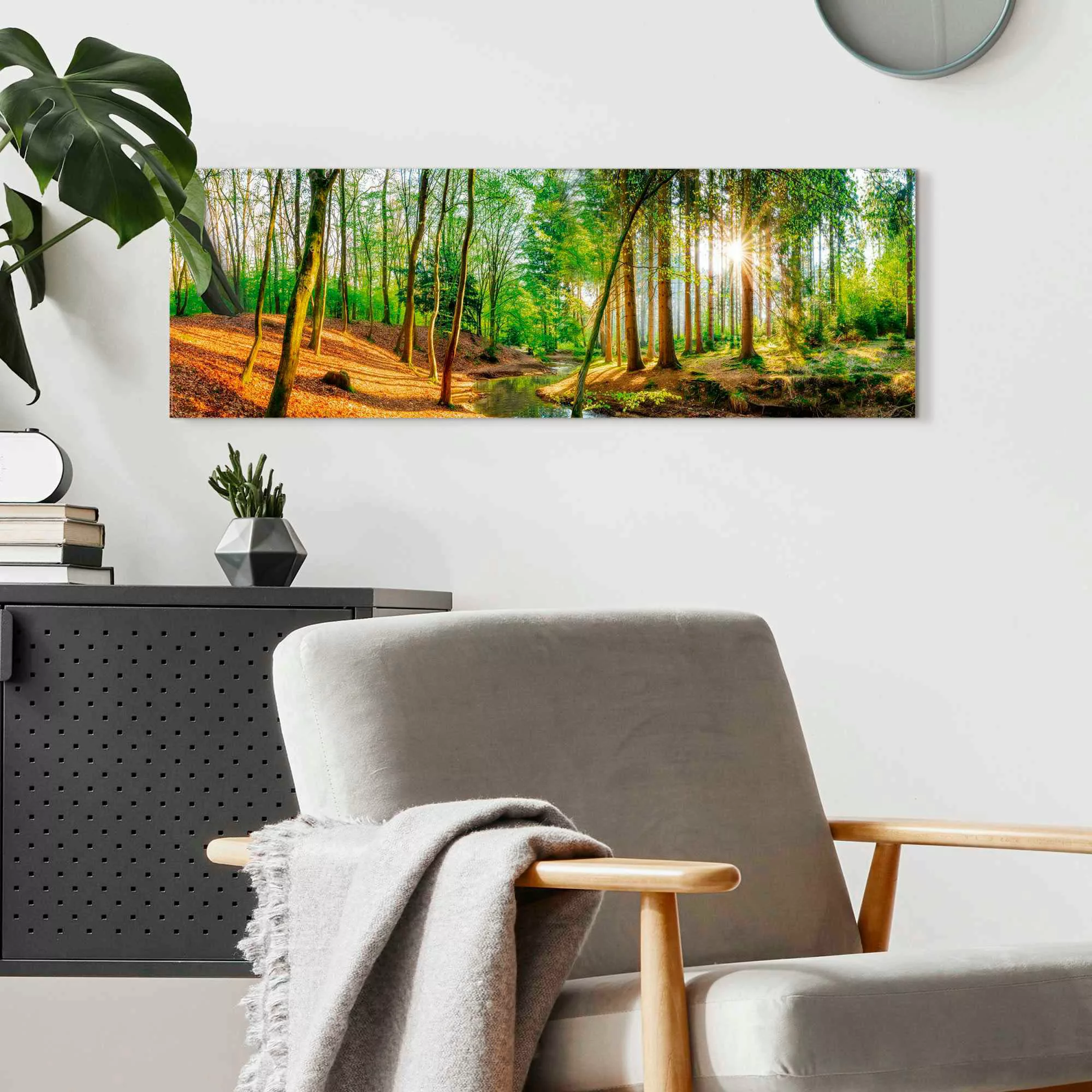 Reinders! Deco-Panel »Sonniger Wald« günstig online kaufen