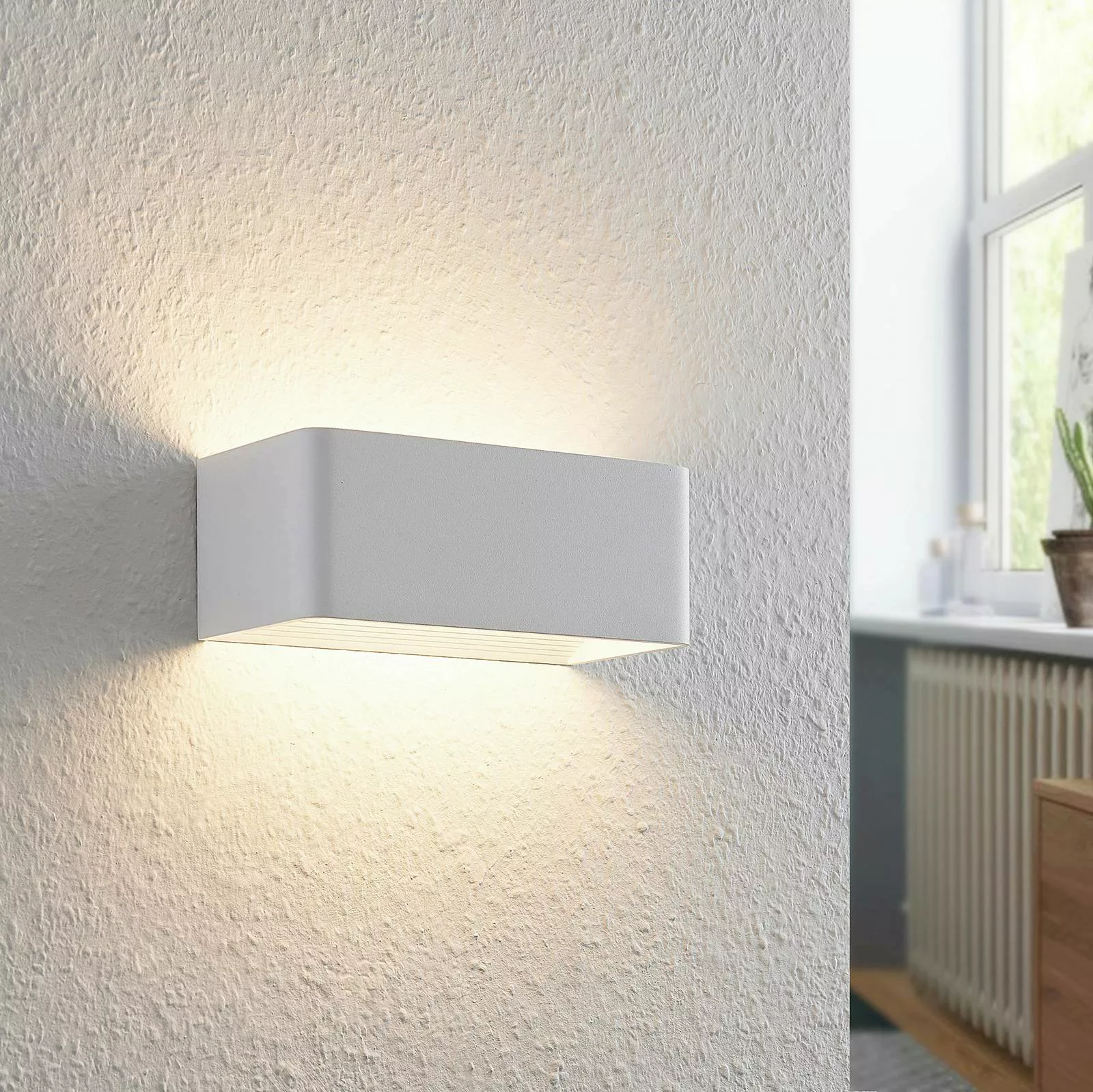 Arcchio Karam LED-Wandleuchte, 20 cm, weiß günstig online kaufen