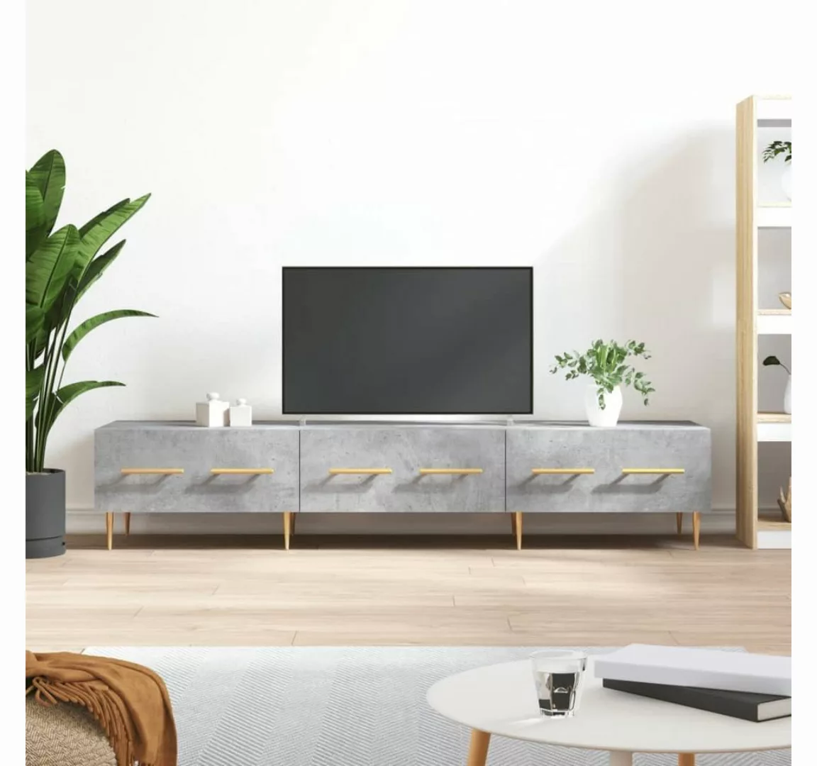 vidaXL TV-Schrank TV-Schrank Betongrau 150x36x30 cm Holzwerkstoff günstig online kaufen