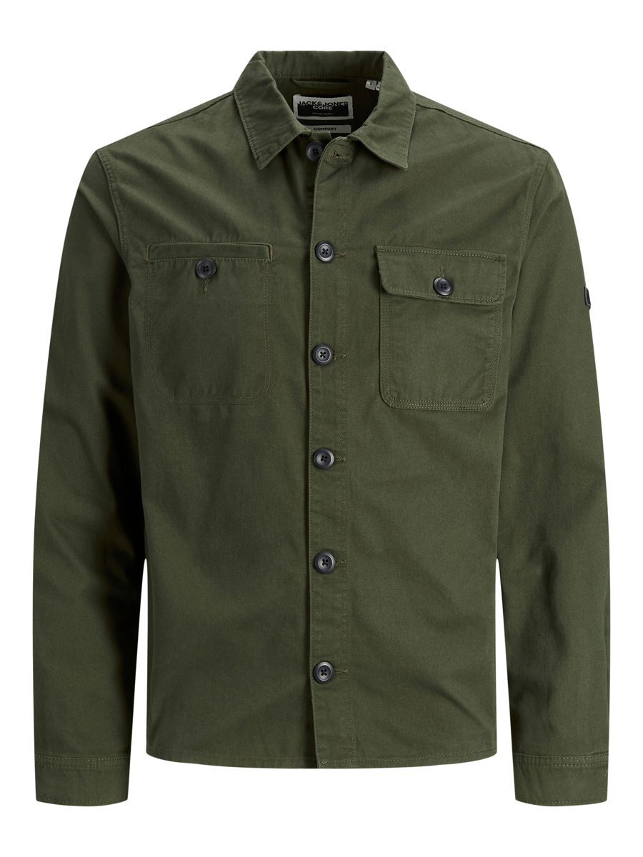 Jack & Jones Ben Classic Overshirt Sn Langarm Hemd S Forest Night günstig online kaufen