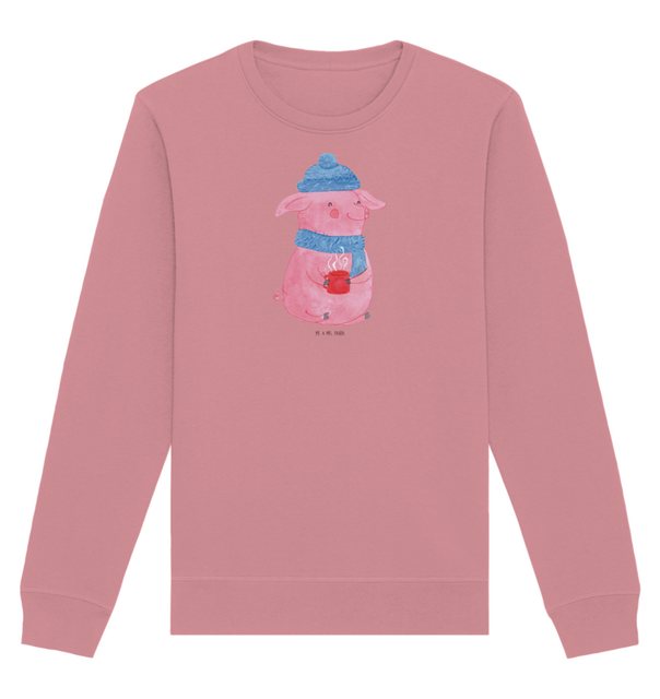 Mr. & Mrs. Panda Longpullover Größe L Schweinchen Glühwein - Canyon Pink - günstig online kaufen