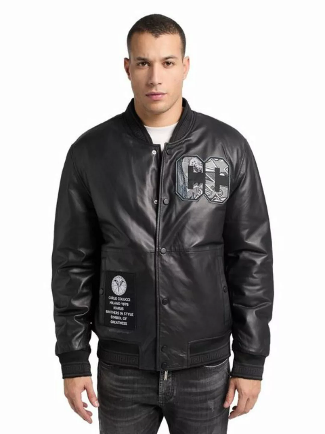 CARLO COLUCCI Lederjacke DeLorenzo günstig online kaufen