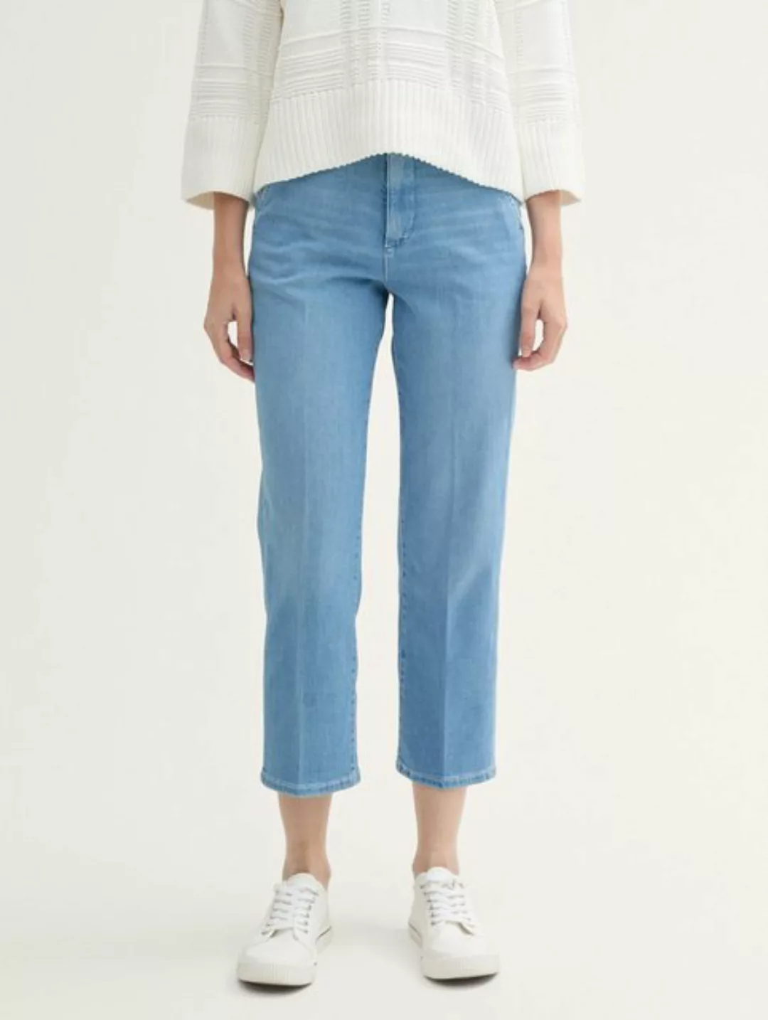 TOM TAILOR 7/8-Jeans Straight Cropped Chino günstig online kaufen