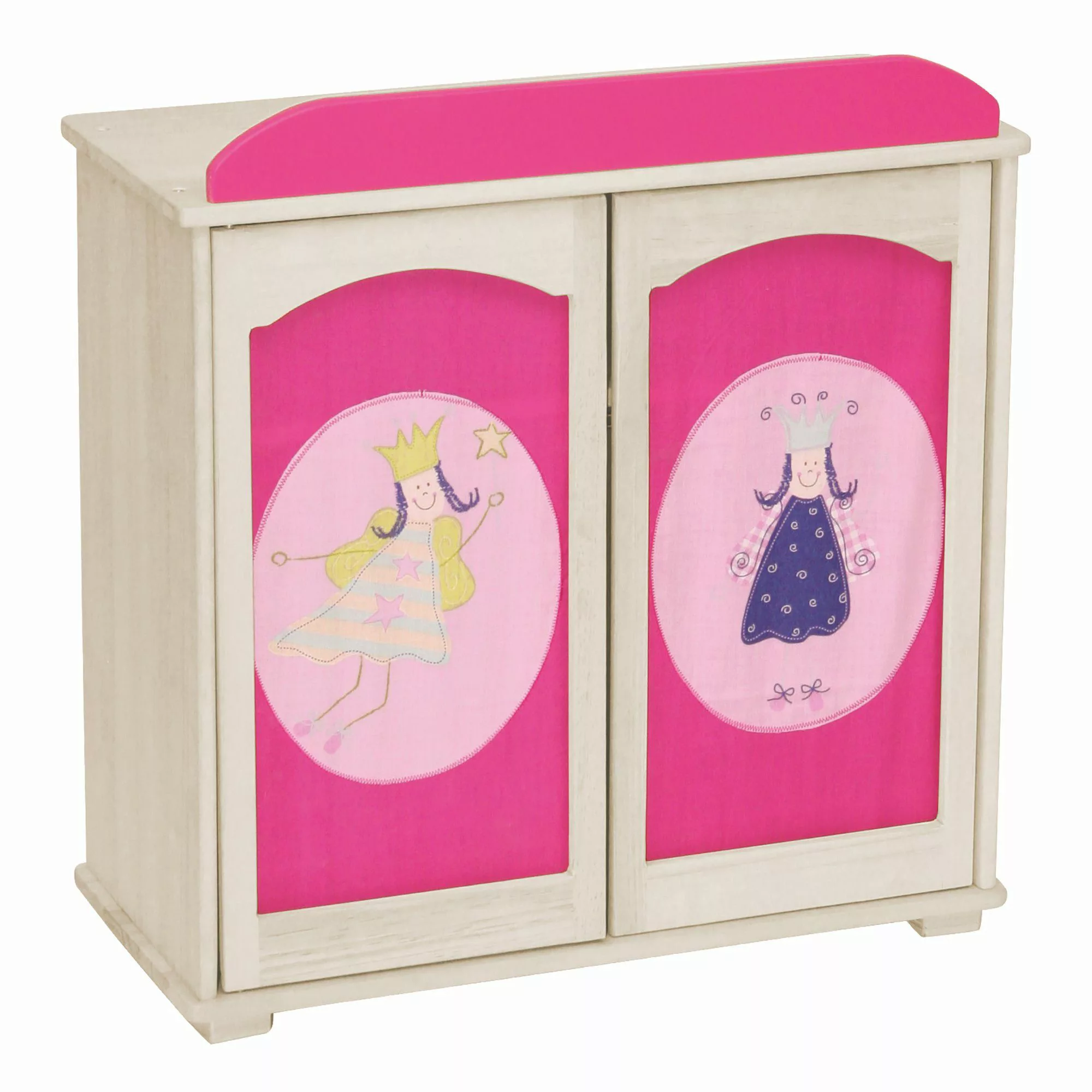 roba® Puppenkleiderschrank Holz natur, Möbel zum günstig online kaufen