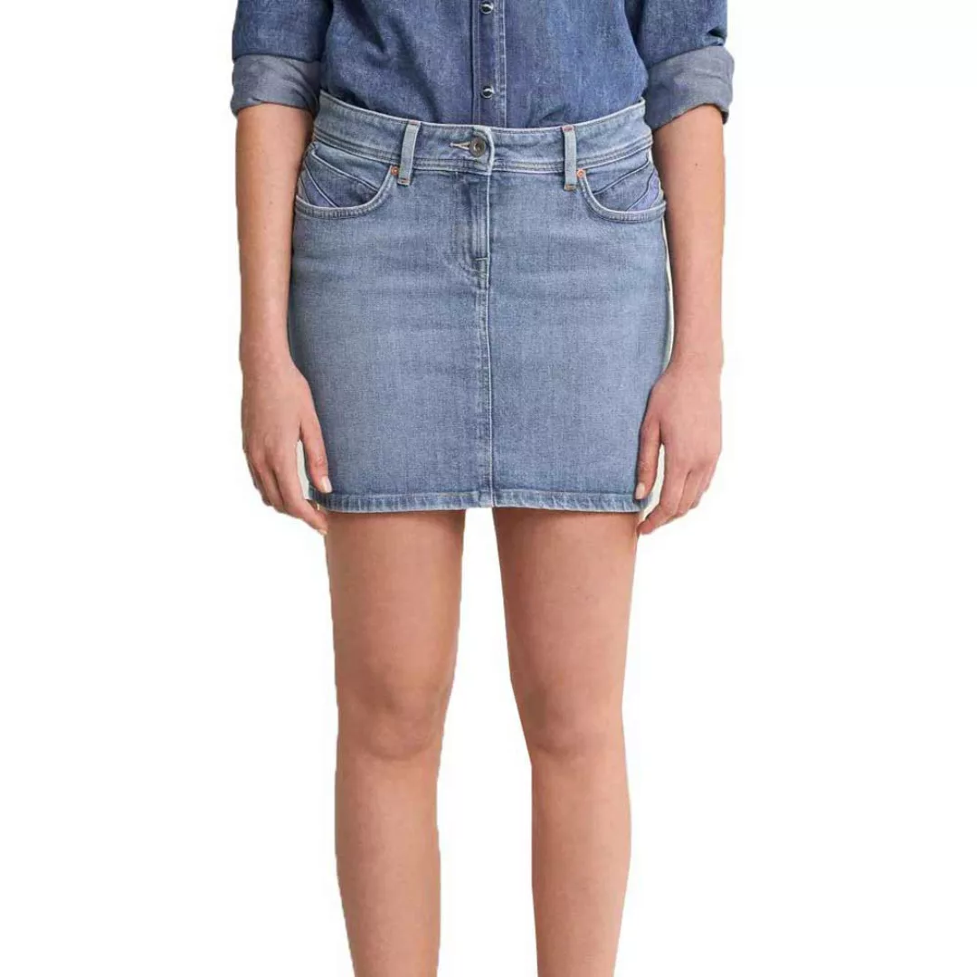 Salsa Jeans Push Up Shape Up Denim Mini Rock 31 Blue günstig online kaufen