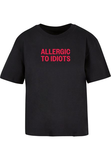 Miss Tee T-Shirt Miss Tee Allergic To Idiots Tee (1-tlg) günstig online kaufen