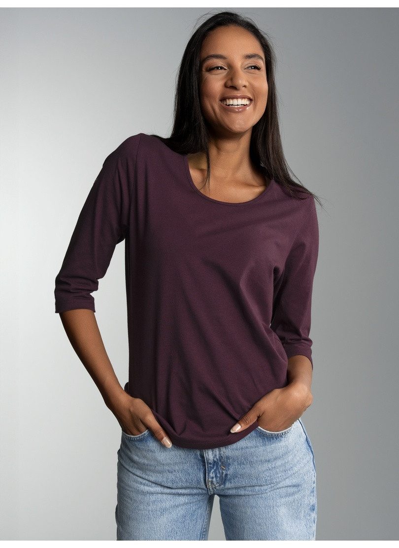 Trigema T-Shirt "TRIGEMA 3/4 Arm Shirt aus Biobaumwolle", (1 tlg.) günstig online kaufen