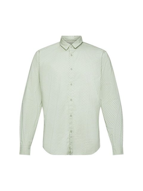Esprit Langarmhemd Slim-Fit-Hemd mit Herzprint günstig online kaufen