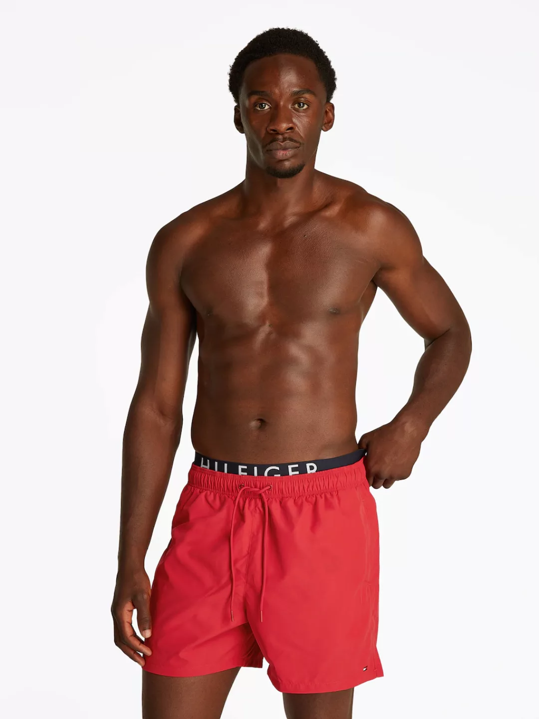 Tommy Hilfiger Swimwear Badeshorts "MEDIUM DRAWSTRING DW", mit Bindeband, m günstig online kaufen
