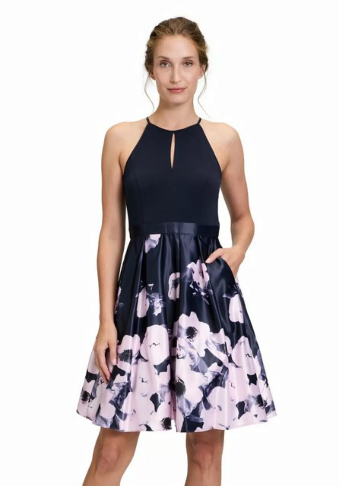 Vera Mont Minikleid mit Blumenprint (1-tlg) günstig online kaufen