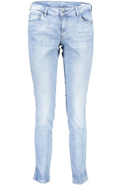 GUESS JEANS 5-Pocket-Jeans Bio-Damenjeans Blau: Skinny Fit, 5 Taschen, Reiß günstig online kaufen