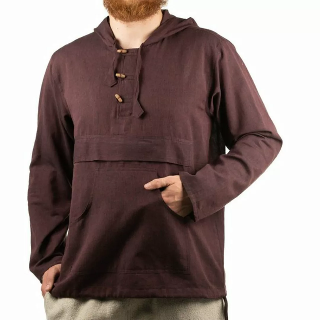 KUNST UND MAGIE Hoodie KUNST&MAGIE Herren bunt Hoodie Fischerhemd Kapuze Kä günstig online kaufen