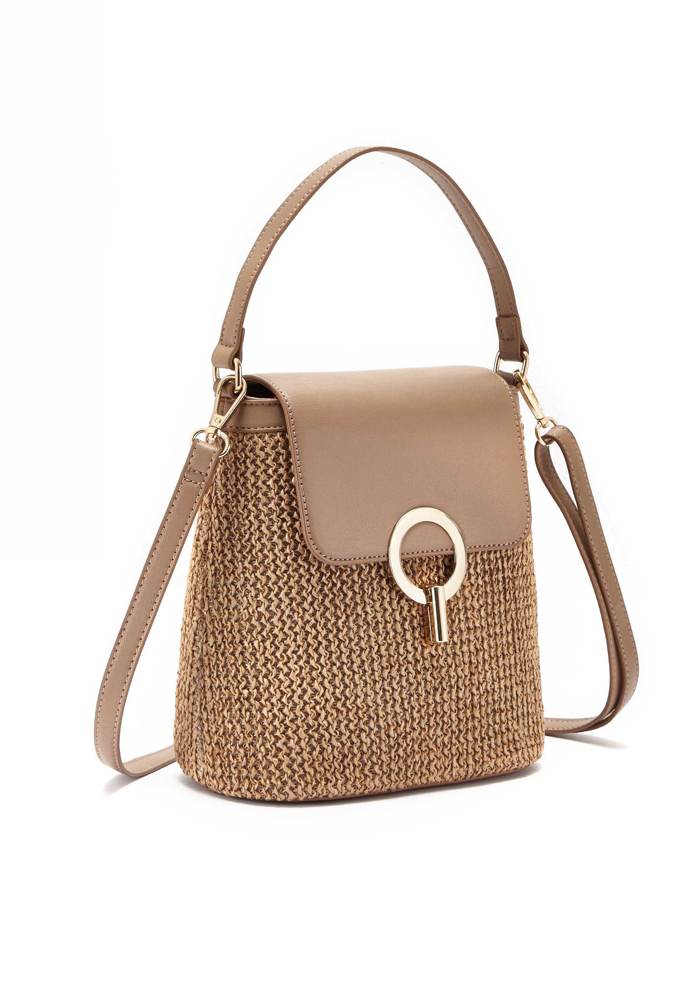 LASCANA Umhängetasche "Schultertasche", Strandtasche, Tragetasche, Korbtasc günstig online kaufen