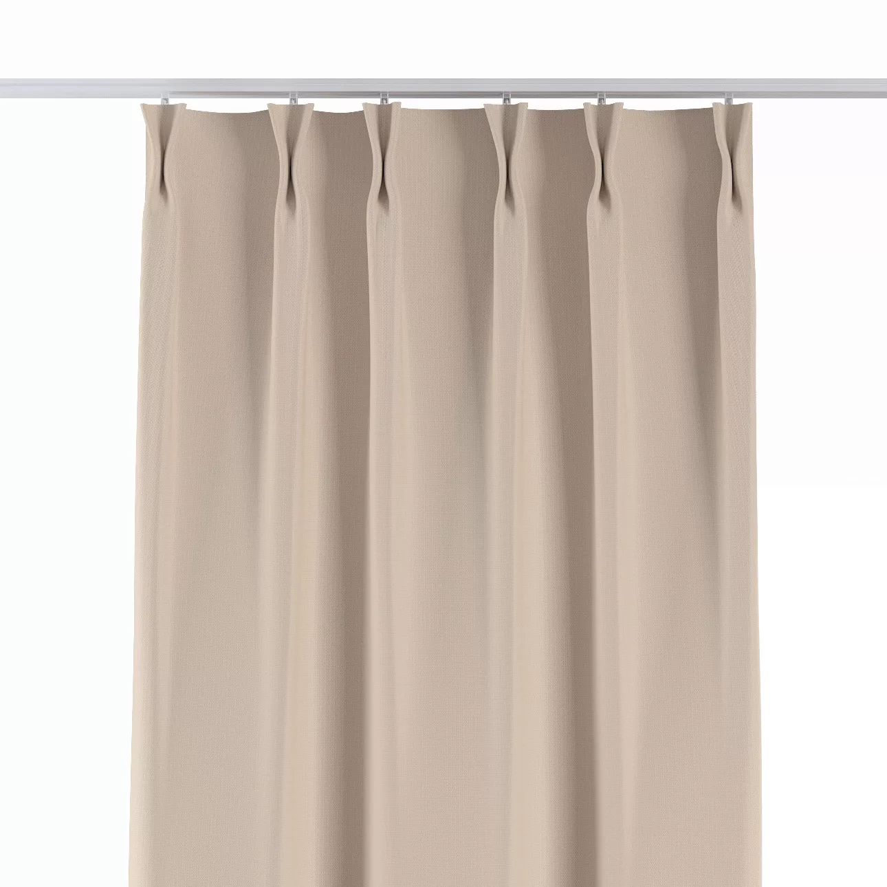 Vorhang mit flämischen 2-er Falten, ecru, Blackout (verdunkelnd) (269-66) günstig online kaufen