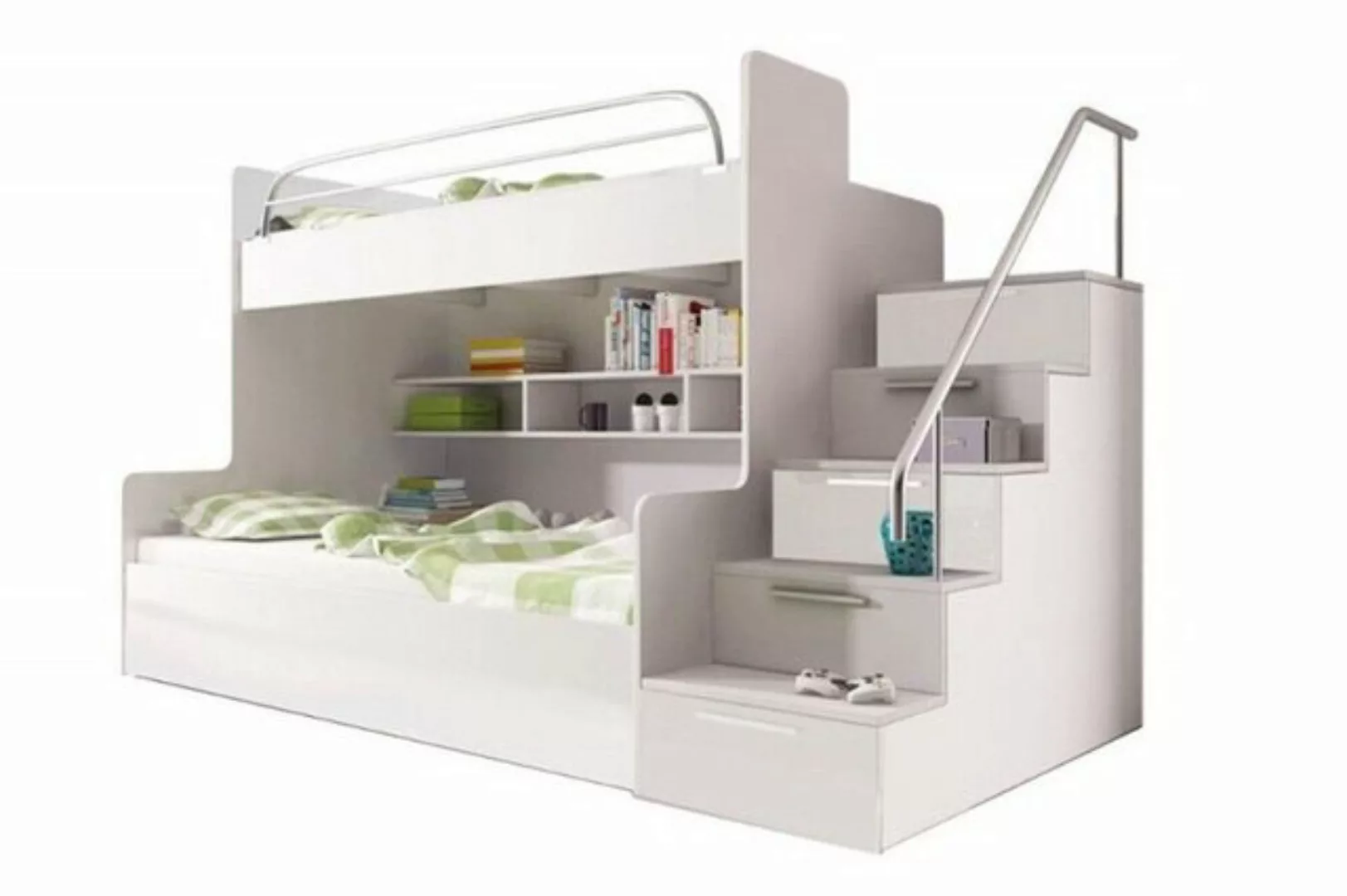 JVmoebel Hochbett Etagen Bett Kinderzimmer Betten Hochbett Doppelstockbett günstig online kaufen