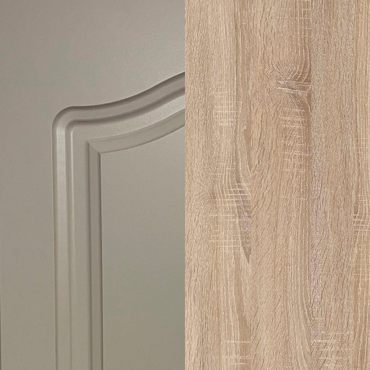 wiho Küchen Glashängeschrank "Linz", 100 cm breit, mit 2 Glastüren günstig online kaufen