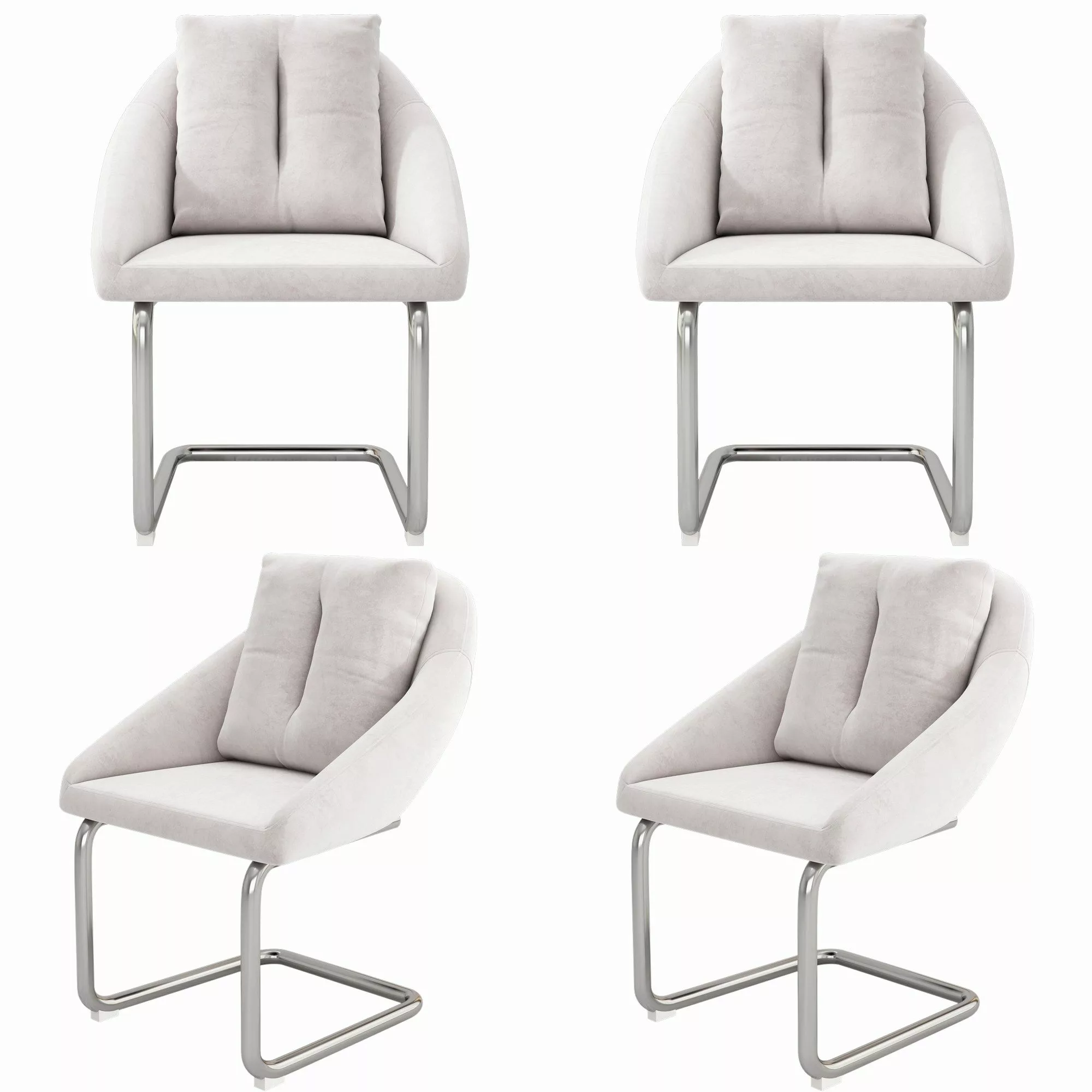 Flieks Freischwinger (Set, 4 St), 4er günstig online kaufen