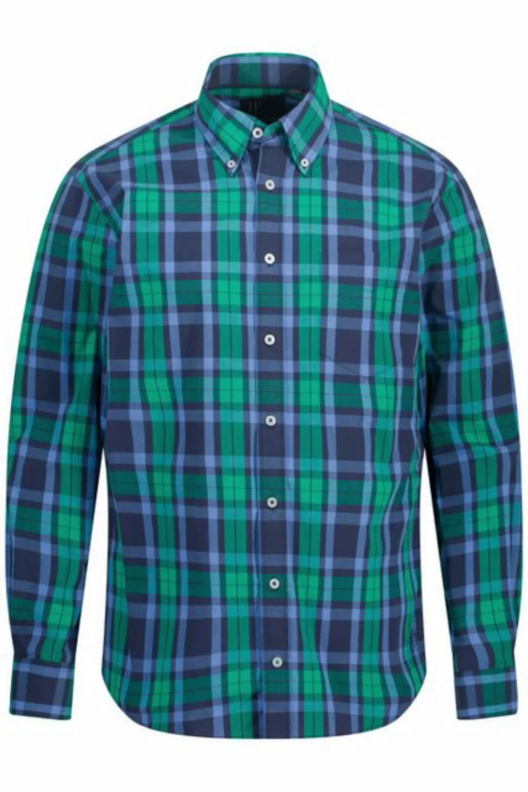 JP1880 Businesshemd Karohemd Langarm Buttondown-Kragen Modern Fit günstig online kaufen