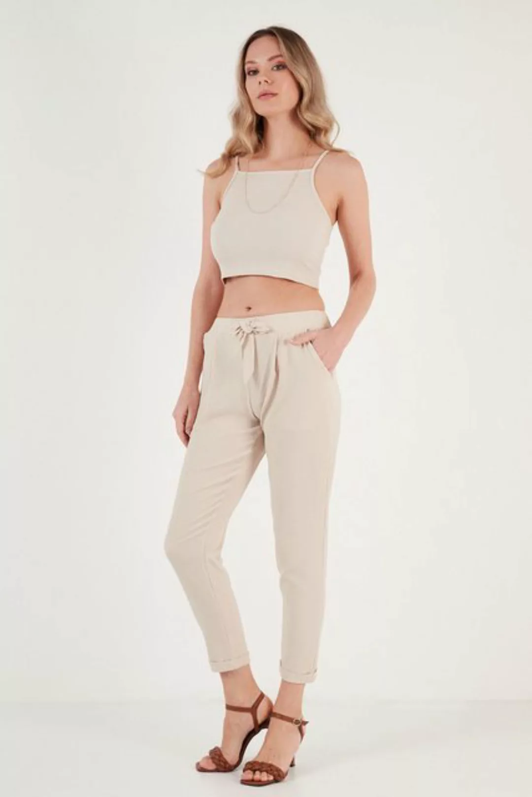 LELA Stoffhose Slim Fit günstig online kaufen