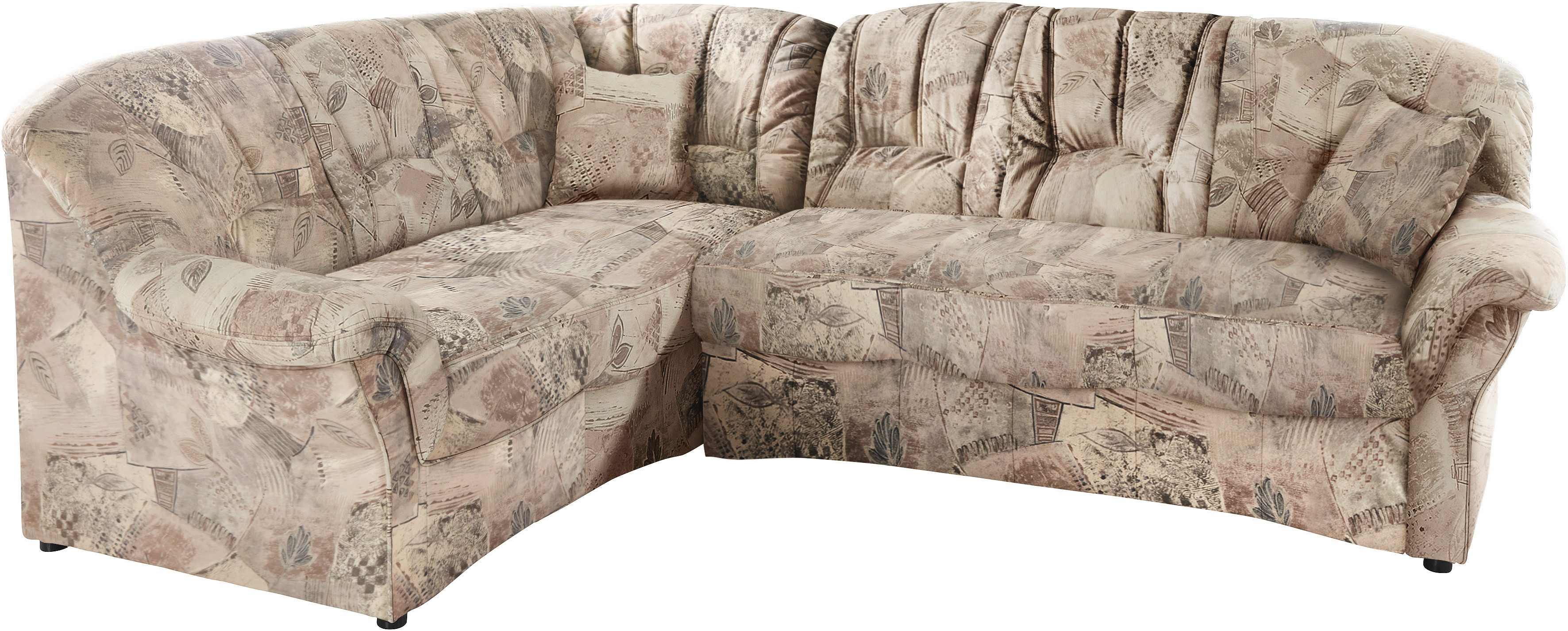 DOMO collection Ecksofa "Bahia L-Form, B/T: 256/200 cm, belastbar bis 140kg günstig online kaufen