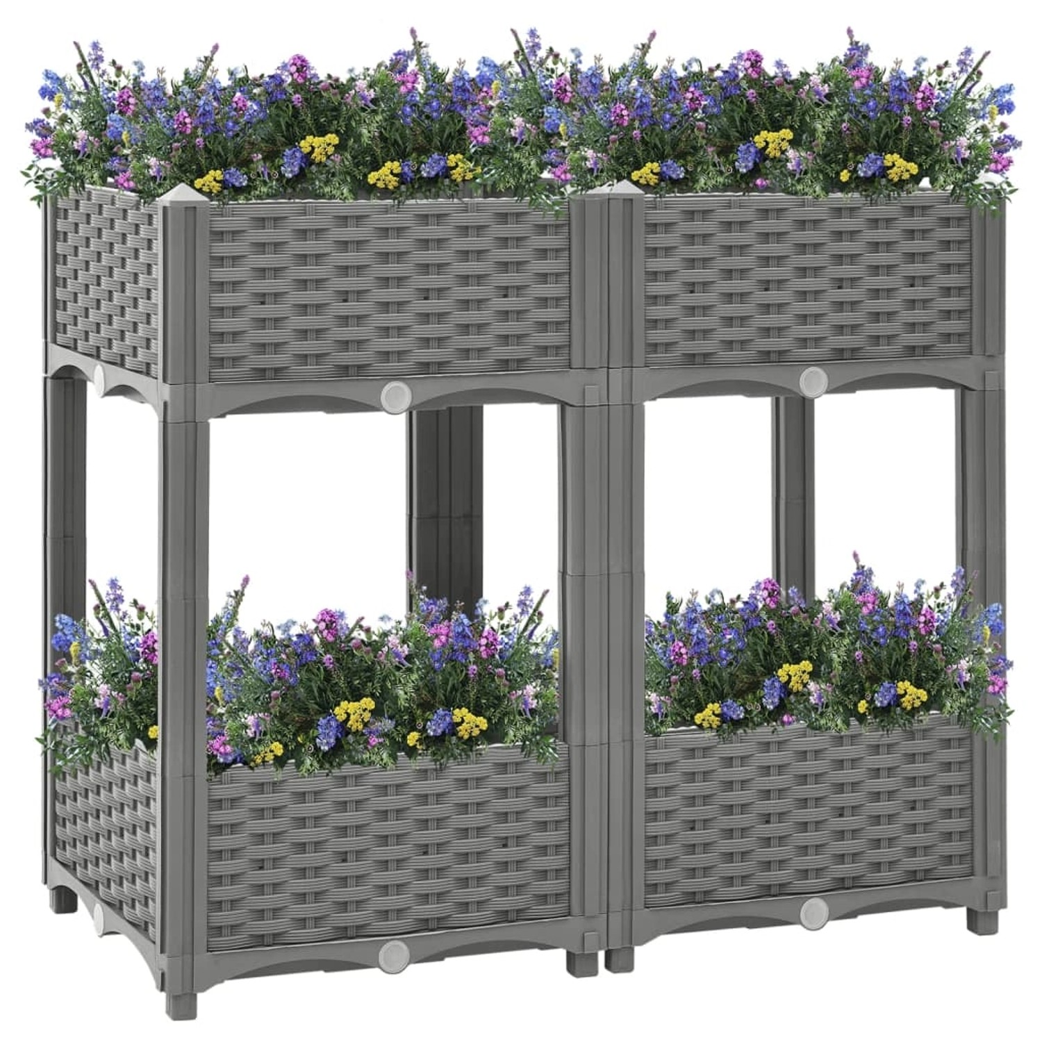vidaXL Hochbeet 80x40x71 cm Polypropylen 1635497 günstig online kaufen