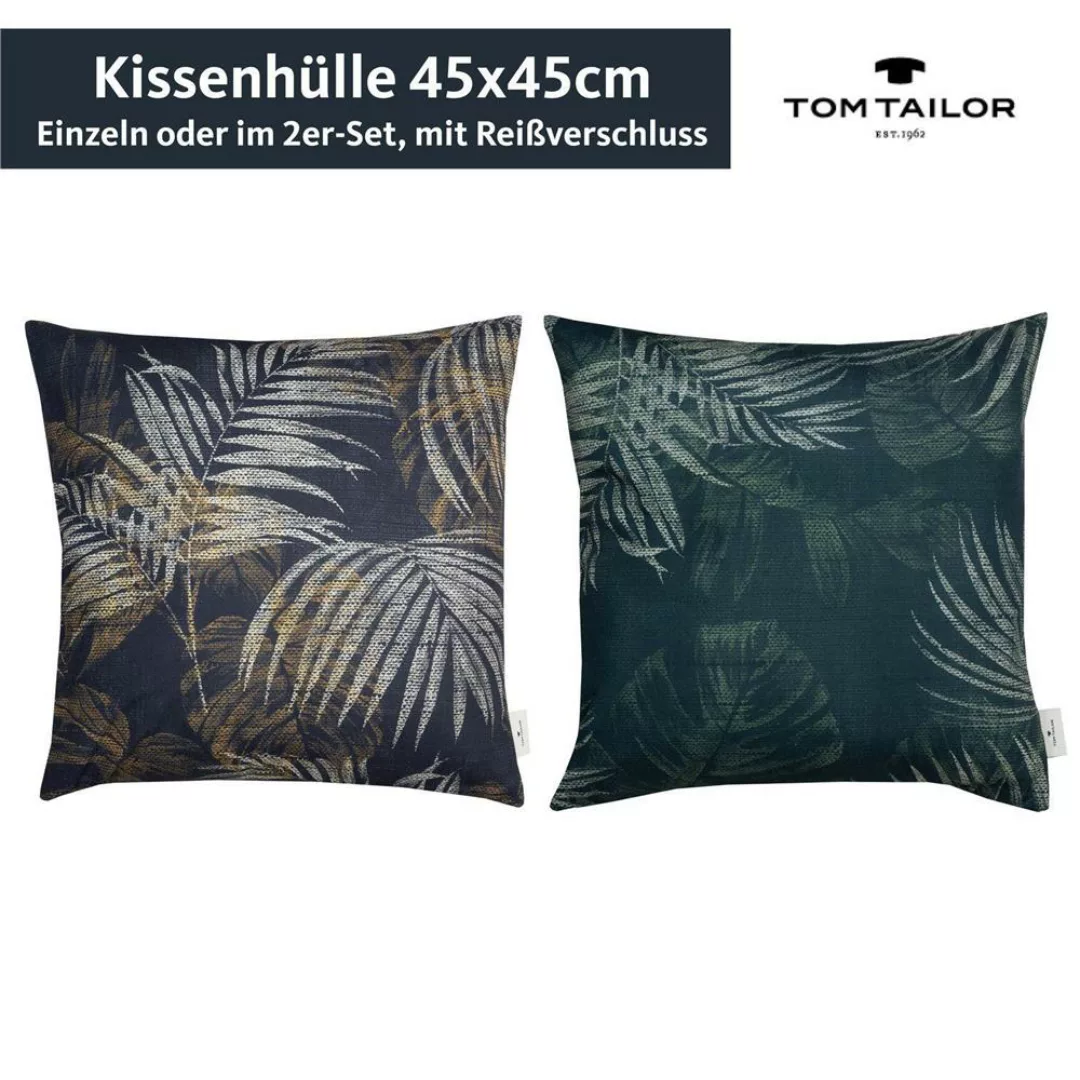 Kissenhuelle Palmgarden • waschbar • ohne Fuellung - Schwarz / 1 Stueck (45 günstig online kaufen