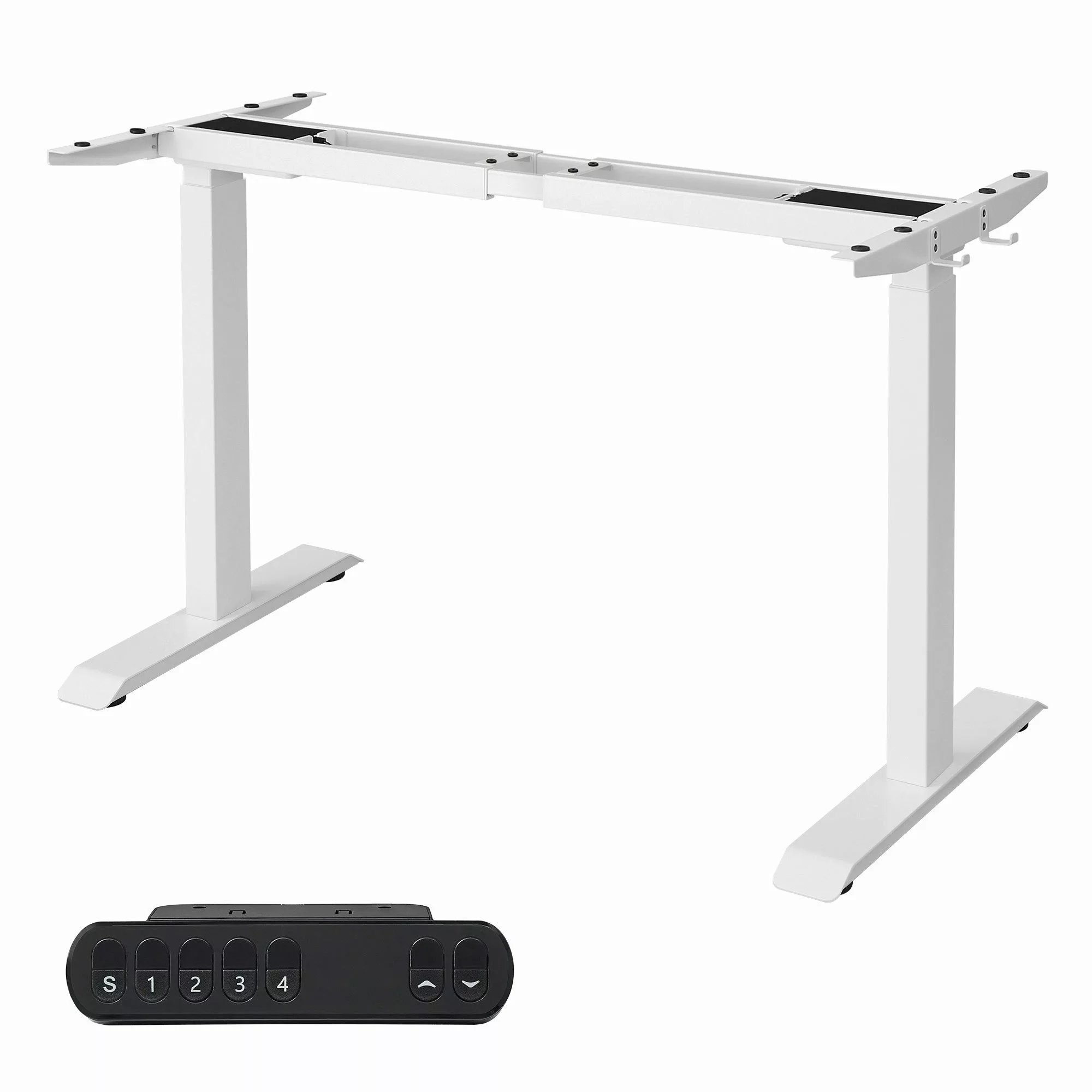 SONGMICS Schreibtisch, Computertisch Tischgestell höhenverstellbar elektris günstig online kaufen