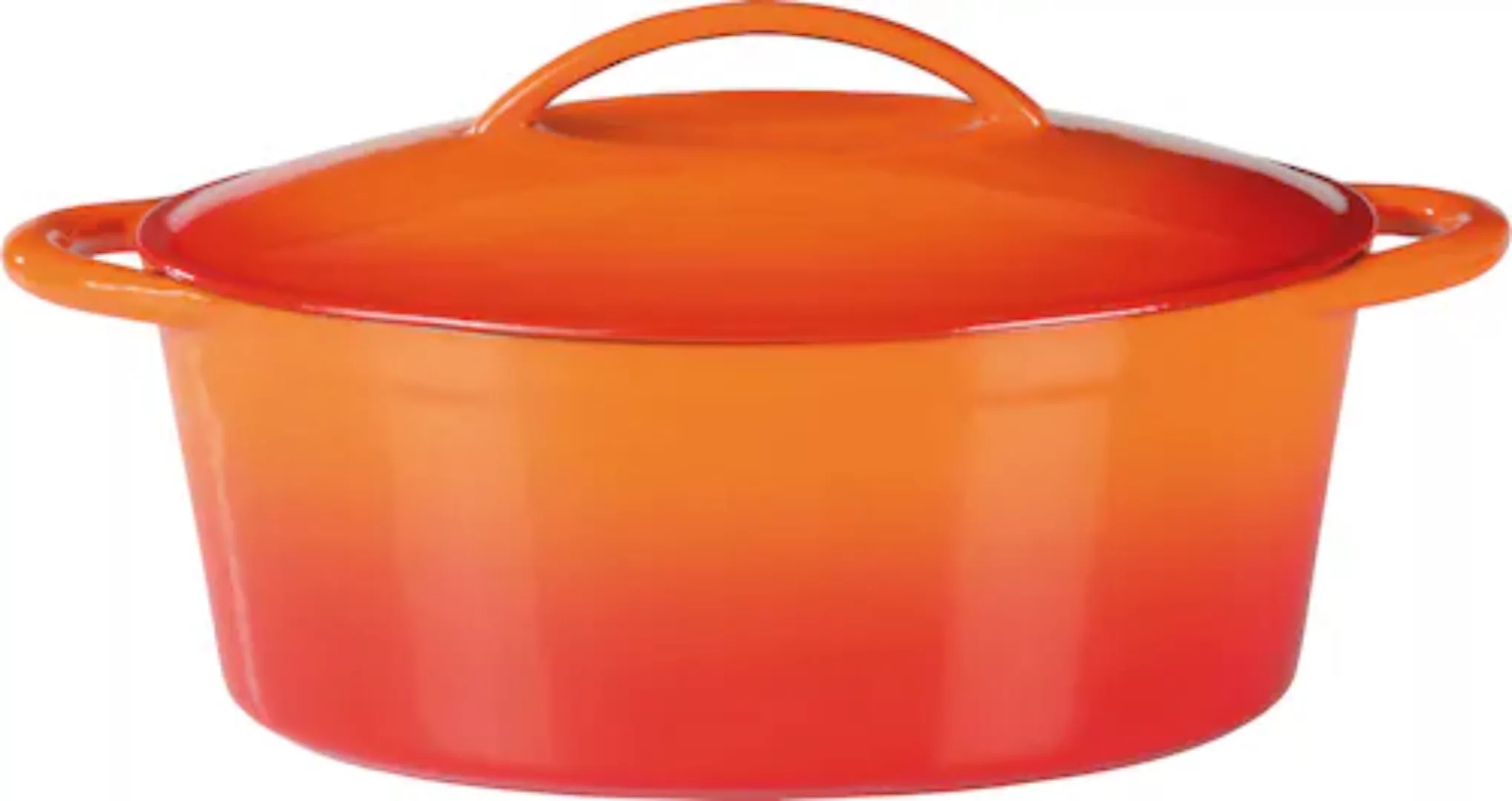 GSW Bräter »Orange Shadow«, Gusseisen, (1 tlg.), 7 Liter, Induktion günstig online kaufen