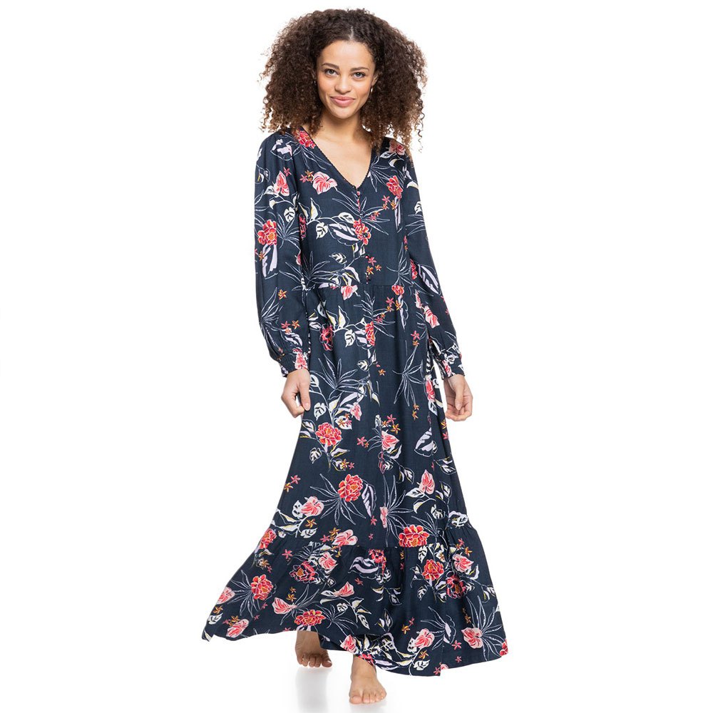 Roxy Glowing Energy Langes Kleid L Mood Indigo Sunset Boogie günstig online kaufen