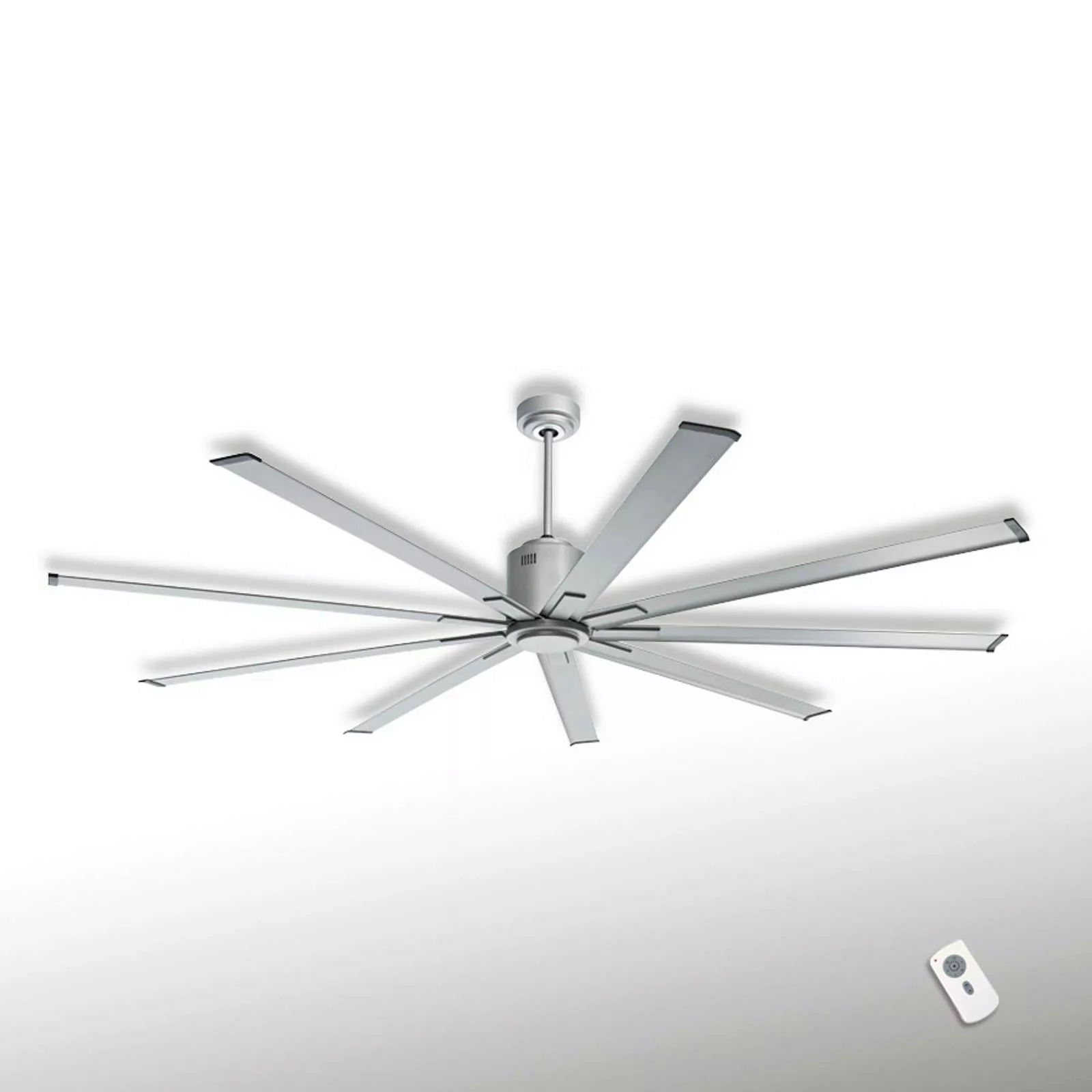 Deckenventilator Big Smooth Eco 220 cm titansilber günstig online kaufen