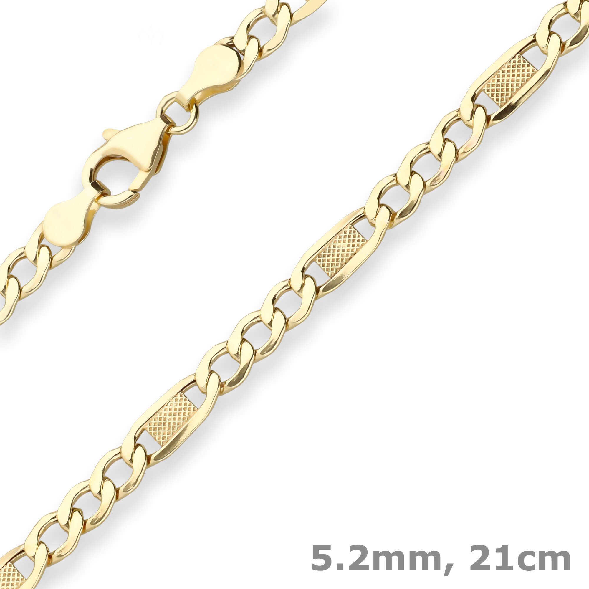 Schmuck Krone Goldarmband 5,2mm Armband Fantasiekette günstig online kaufen