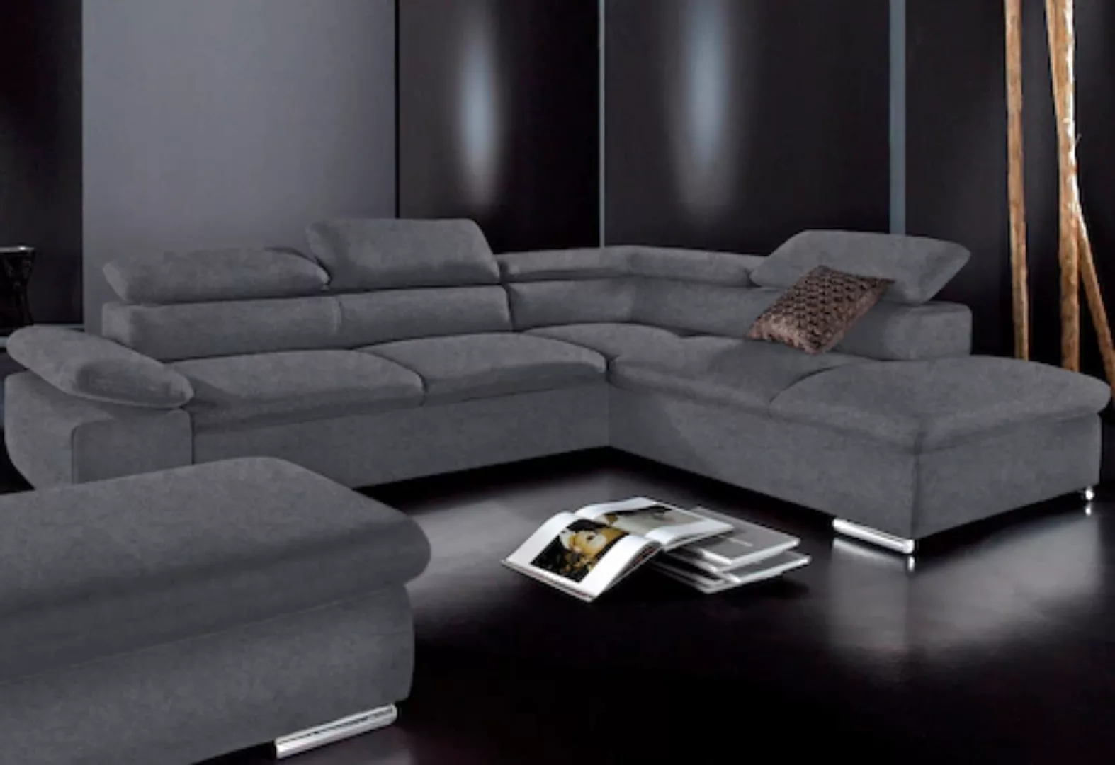 sit&more Ecksofa Alcudia L-Form, wahlweise mit Bettfunktion, inklusive Arm- günstig online kaufen