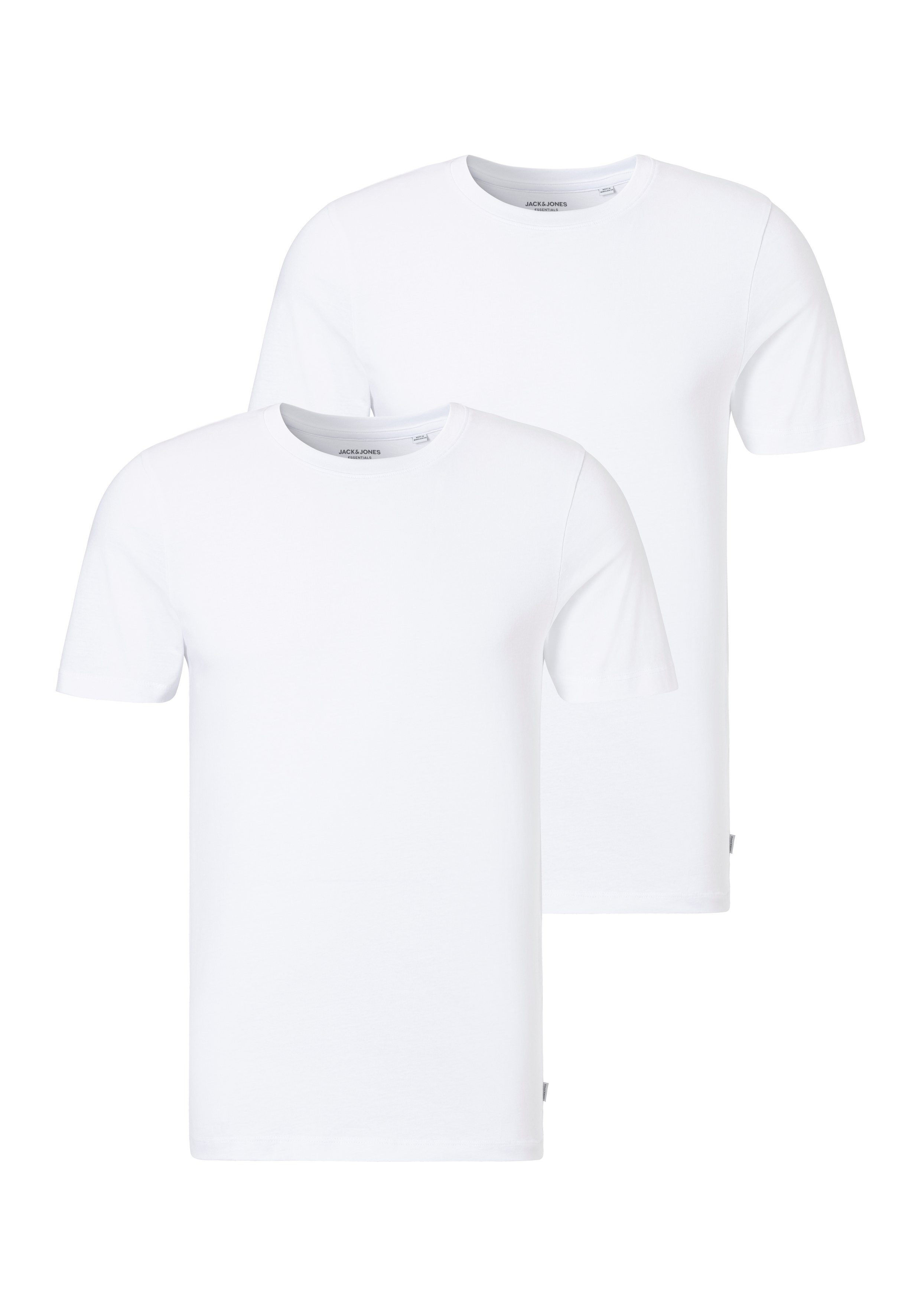 Jack & Jones Herren V-Neck T-Shirt JACBASIC 2er PACK - Regular Fit günstig online kaufen