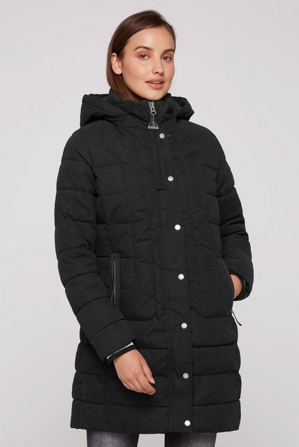 SOCCX Steppmantel SOCCX Peached Parka mit abtrennbarer Kapuze in Bla (1-tlg günstig online kaufen