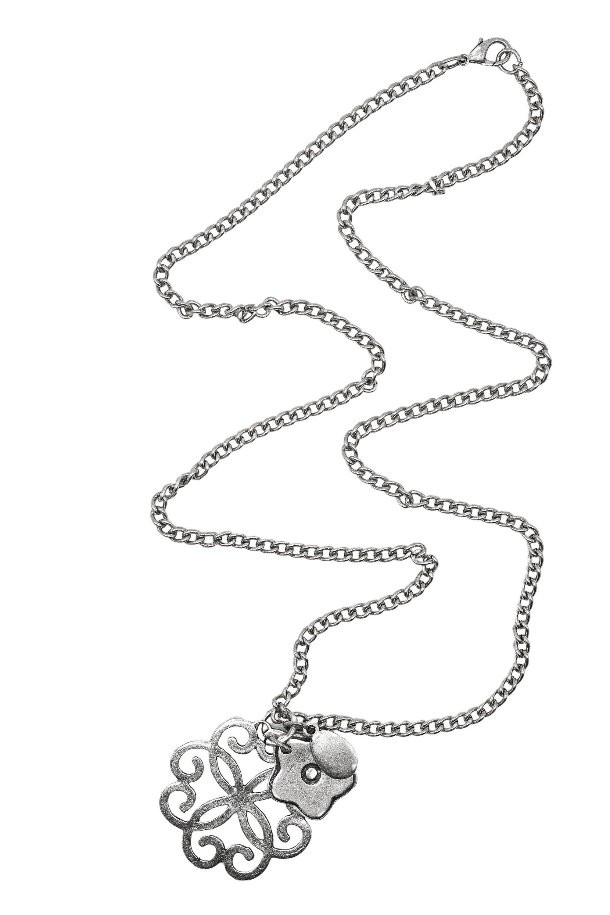 COLLEZIONE ALESSANDRO Lange Kette "Summer", mit Ornamentanhänger und Blume günstig online kaufen