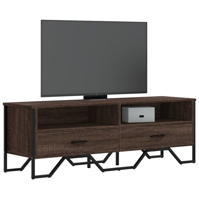 vidaXL Schrankmodule TV-Schrank Braun Eichen-Optik 122x34x41 cm Holzwerksto günstig online kaufen