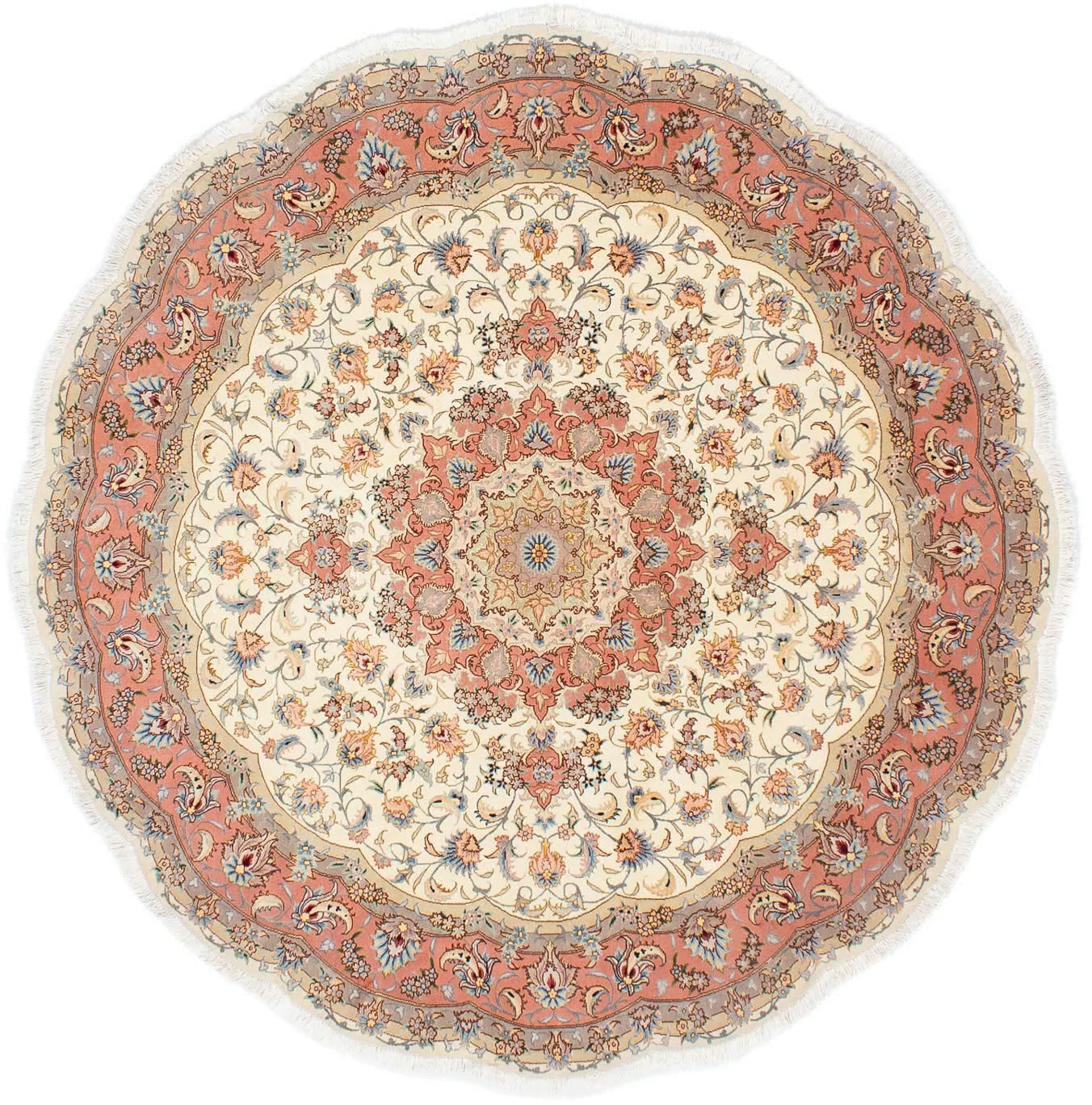 morgenland Orientteppich »Perser - Täbriz - Royal rund - 194 x 194 cm - bei günstig online kaufen