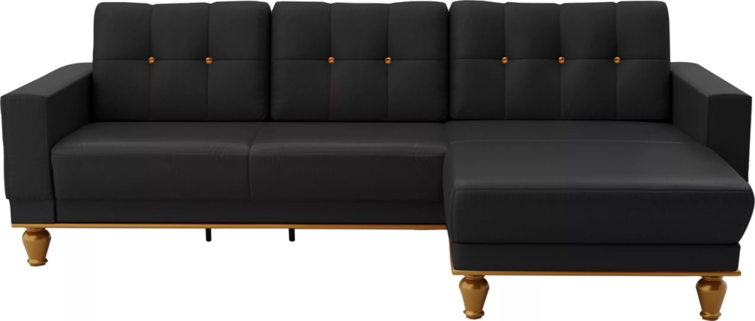 sit&more Ecksofa "Orient 5 L-Form", mit Strass-Stein, wahlweise mit Bettfun günstig online kaufen