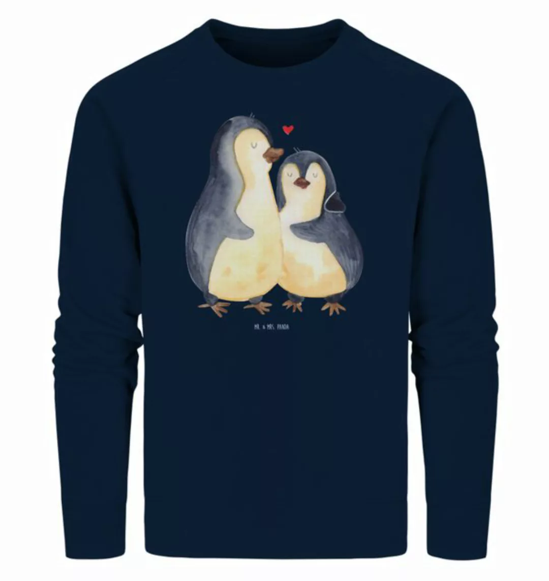 Mr. & Mrs. Panda Longpullover Größe L Pinguin umarmen - French Navy - Gesch günstig online kaufen